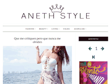 Tablet Screenshot of anethstyle.com